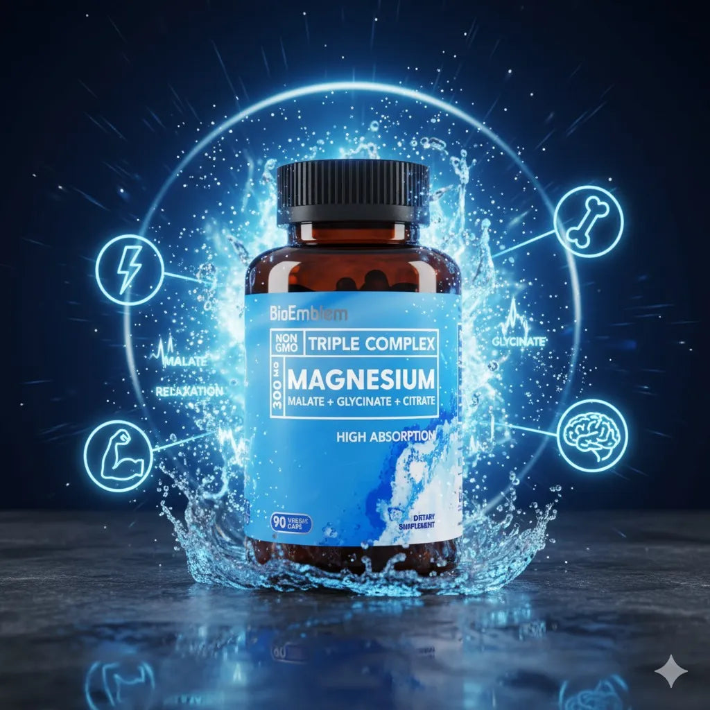 Magnesio BioEmblem Premium USA: Energía y Calma Garantizada WINNER