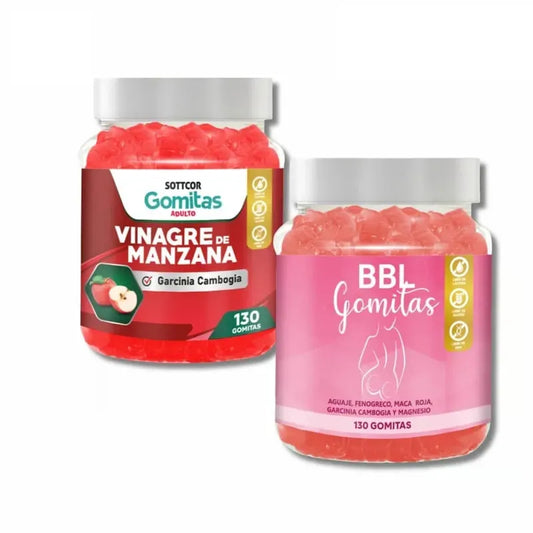VINAGRE DE MANZANA y AGUALE BBL EN GOMITAS PARA ADULTOS